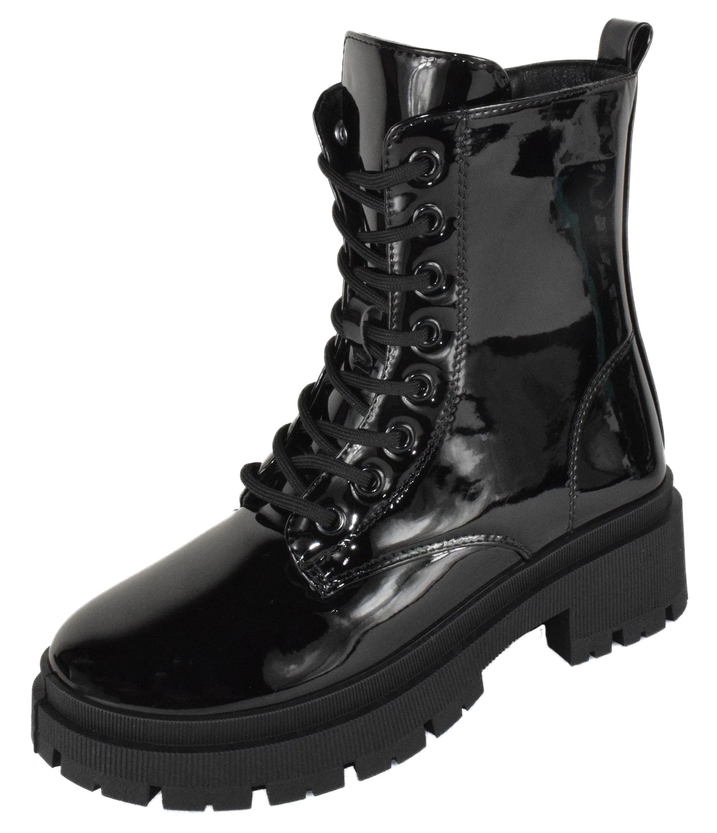 CYNTHIA-7 Black Patent Top Moda-1