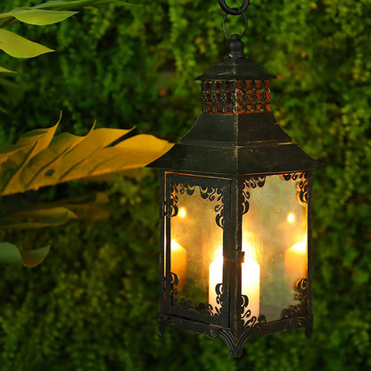 14.5'' High  Vintage Style Candle Lantern-3