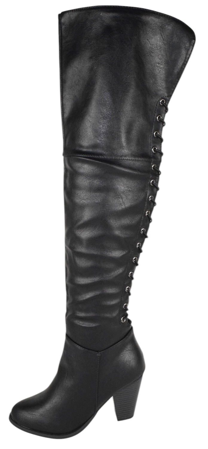 CAMILA-58 Black PU Forever-1