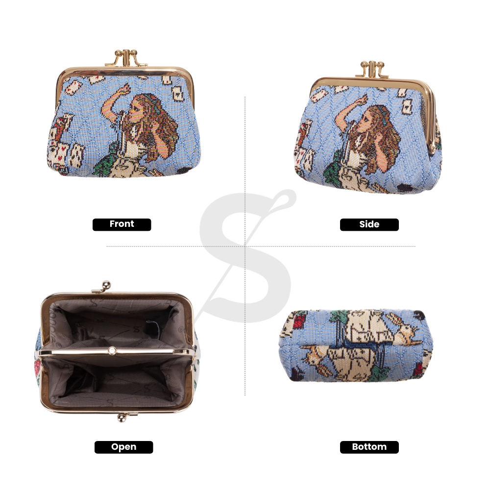 Alice in Wonderland Nothing but Cards - Frame Purse-1