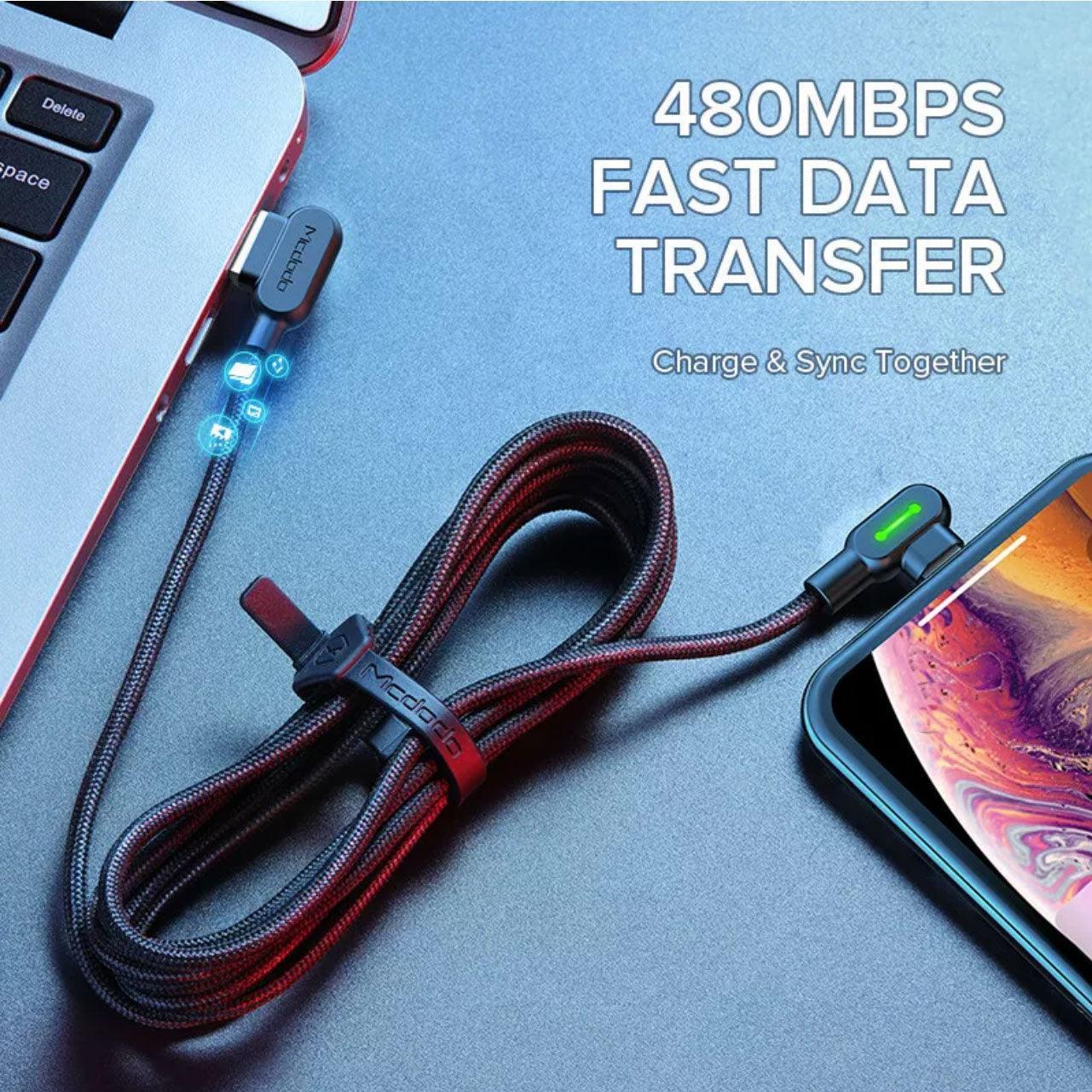 Braided Charging Cable Type C Micro USB iPhone Multiple Colors Durable Design-3