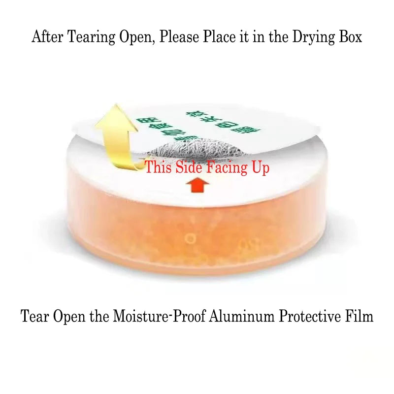 Hearing Aid Dryer, Artificial Cochlear Drying Agent Dehumidification Moisture-proof Drying Cake-2