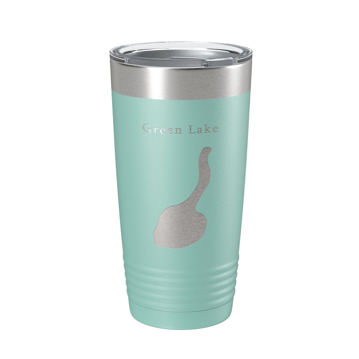 Green Lake Map Tumbler Travel Mug Insulated Laser Engraved Coffee Cup New York 20 oz-12