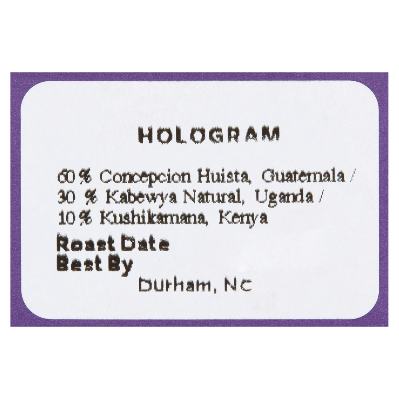 CCC COFFEE HOLOGRAM ( 6 X 12 OZ   )-3