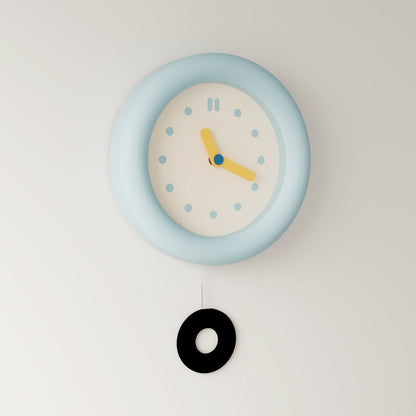 Baby Blue Wall Clock-2