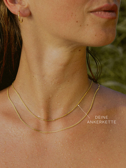 Ankerkette DELICATE Zart 14k Echtgold-4
