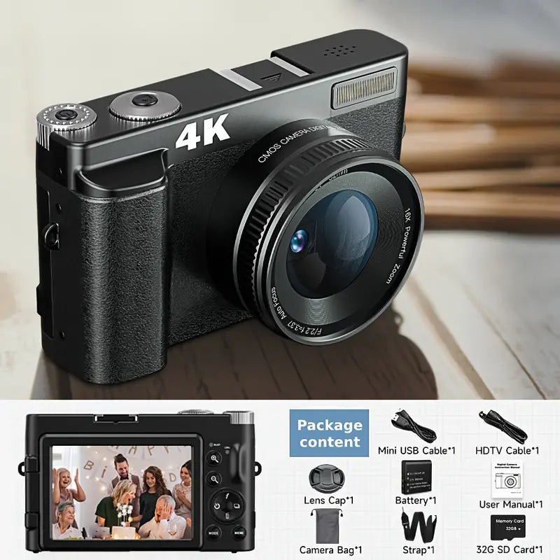 NNETM 4K Digital Camera: Capture Every Detail in Stunning Clarity-1