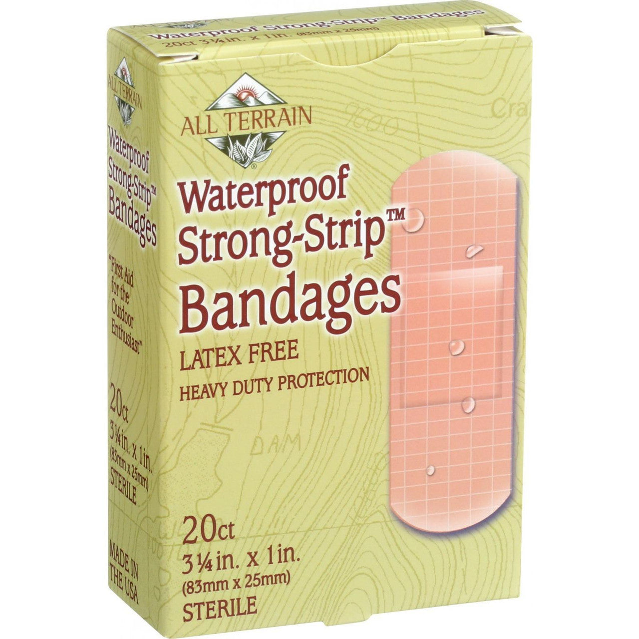 All Terrain Waterproof Strong 1" Bandage (1x20 PC)-0