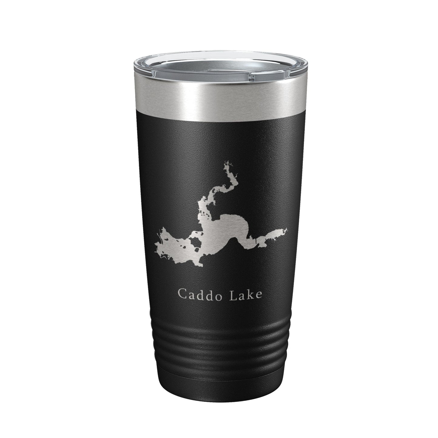 Caddo Lake Map Tumbler Travel Mug Insulated Laser Engraved Coffee Cup Louisiana Texas 20 oz-0