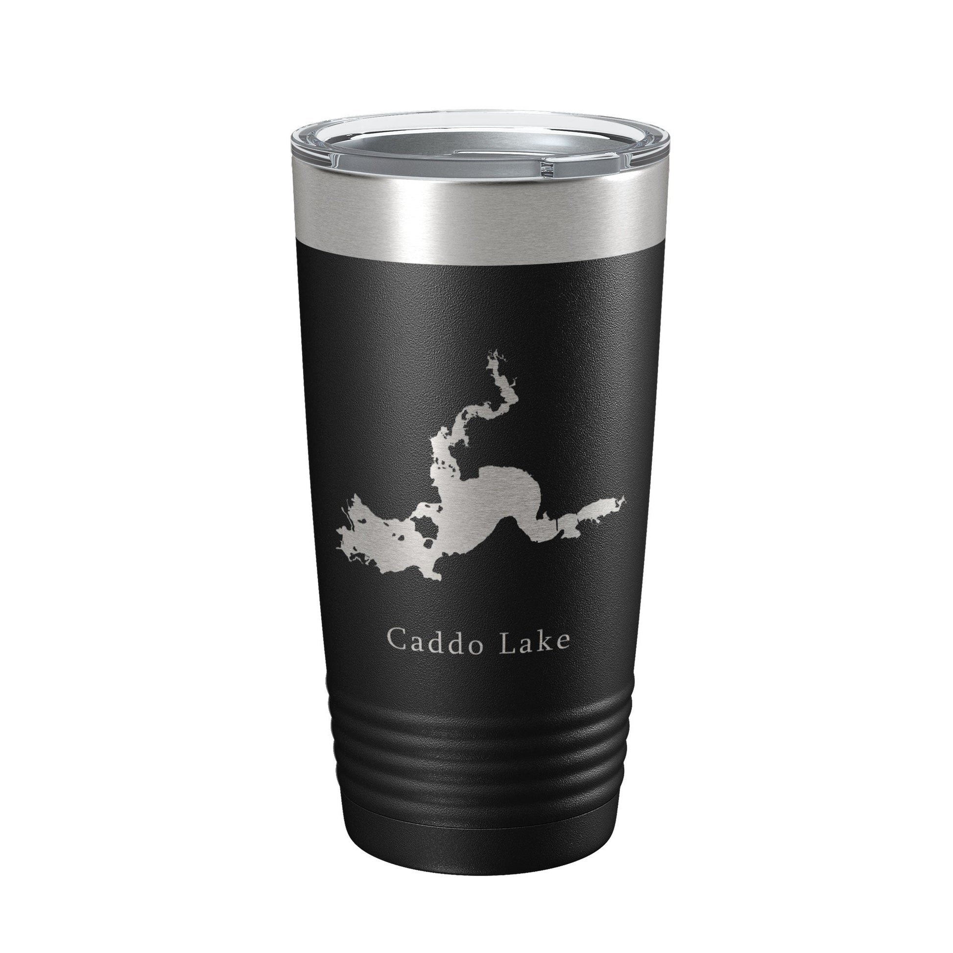 Caddo Lake Map Tumbler Travel Mug Insulated Laser Engraved Coffee Cup Louisiana Texas 20 oz-0