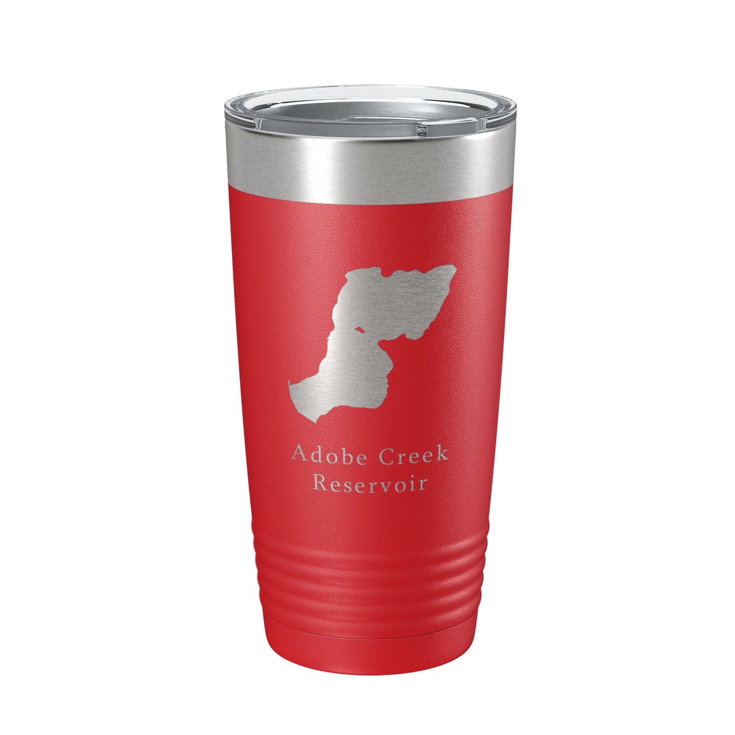 Adobe Creek Reservoir Tumbler Lake Map Travel Mug Insulated Laser Engraved Coffee Cup Colorado 20 oz-10