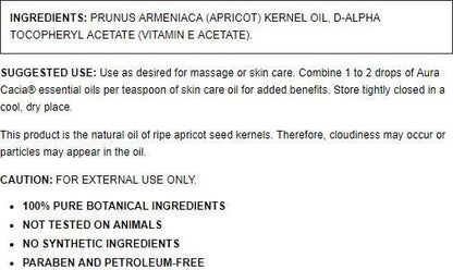 Aura Cacia Apricot Kernel Oil (1x4 Oz)-1