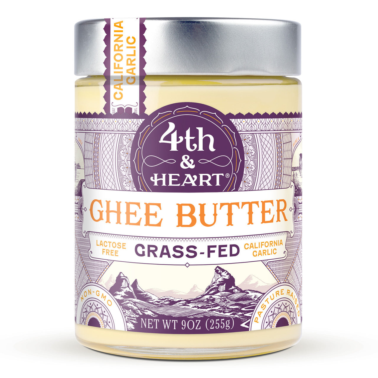 4th & Heart Ghee Butter California Garlic (6x9 OZ)-3