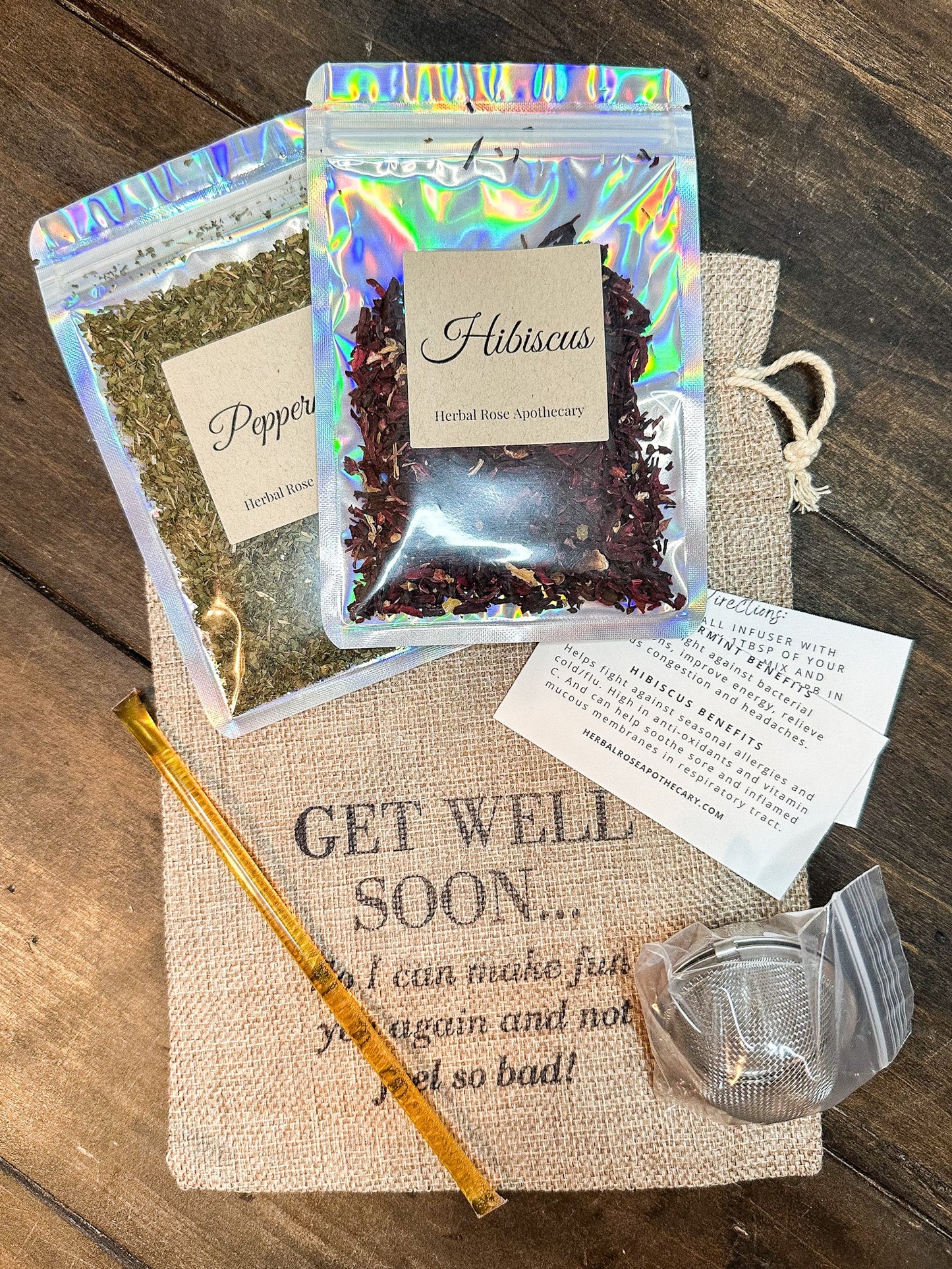 Herbal Tea Gift Bag - 2 herb gift bag-3