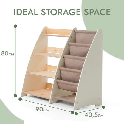 2in1 Montessori Shelf for Books and Toys-1