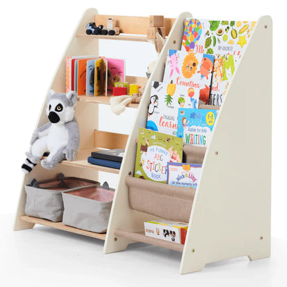 2in1 Montessori Shelf for Books and Toys-0