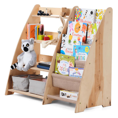 2in1 Montessori Shelf for Books and Toys-6