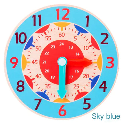 Children's Educational Wooden Digital Clock Toy