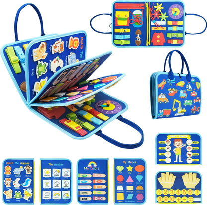 Felt Busy Board Montessori Learning Toy