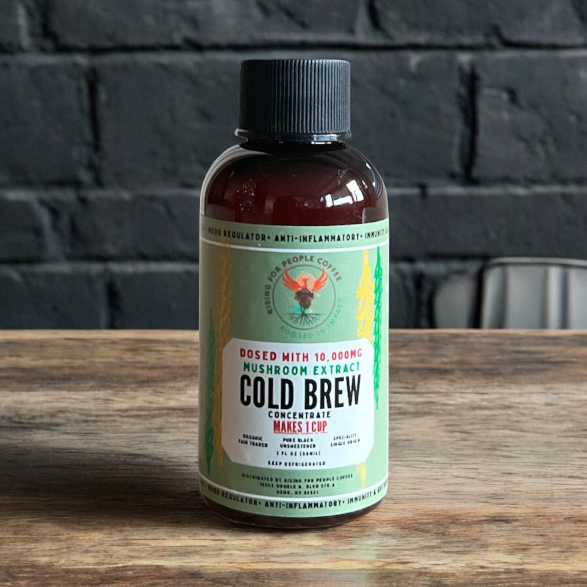 2oz Travel Happy Mushroom Cold Brew Concentrate Coffee-4