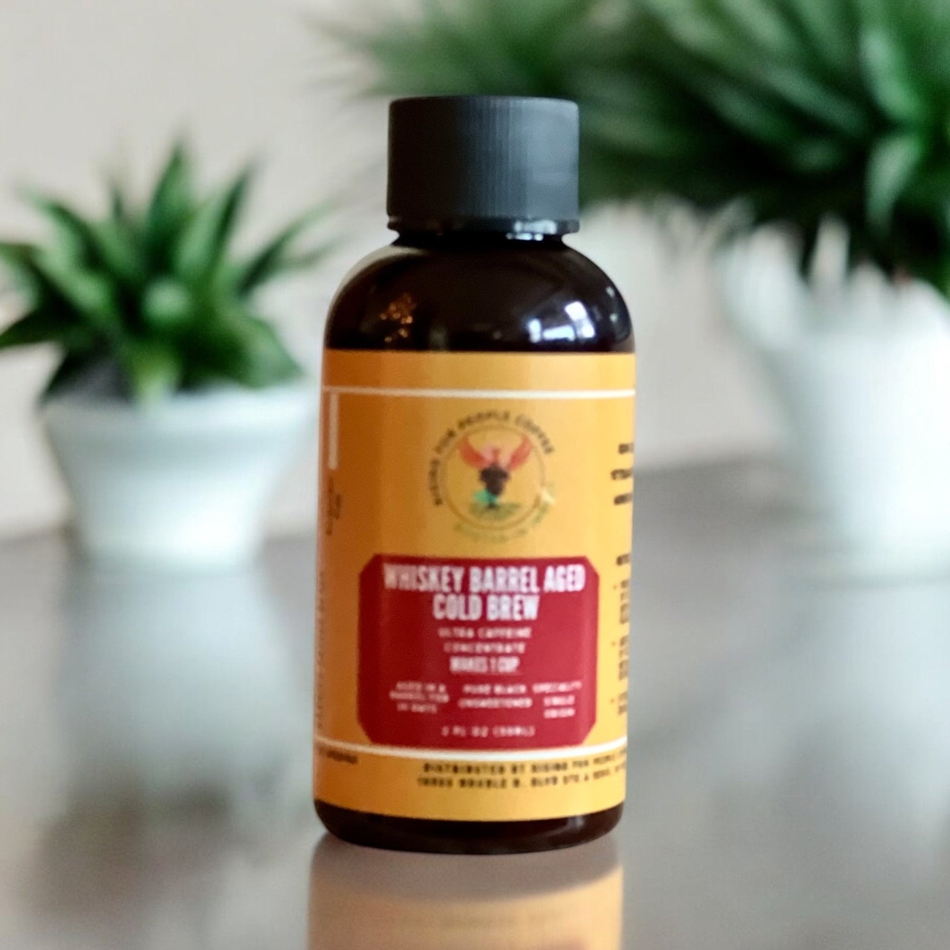 2oz Travel Whiskey barrel cold brew concentrate coffee-0