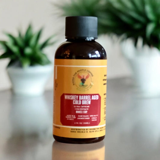 2oz Travel Whiskey barrel cold brew concentrate coffee-0
