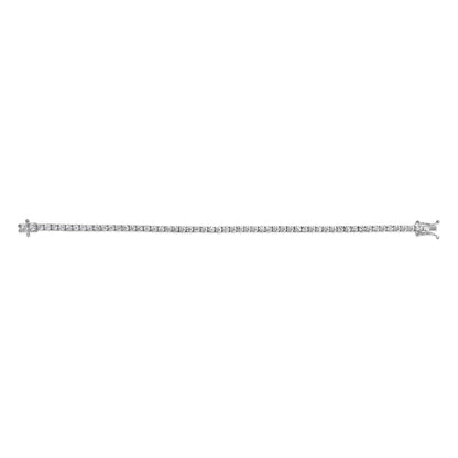 14K Gold 5.0 Cttw Lab Grown Diamond Tennis Bracelet (F-G Color, VS1-VS2 Clarity) - 7.25" Inches-4