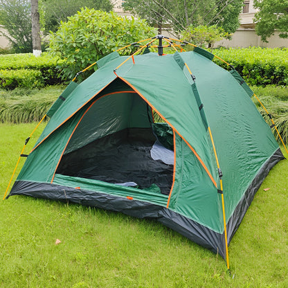 3 osobní stan 2x2x1,35 m, zelený-4