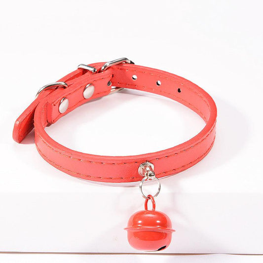 Stylish Pet Bell Collar With Colorful Traction For Cats And Dogs-10