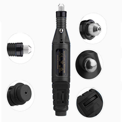 Electric Nail Drill Bits 12File Tool Set Machine Acrylic Art Manicure Pen Shaper-2