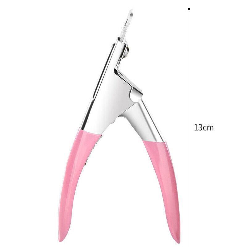 Acrylic Nail Tip Cutter False Nail Clipper U Shape Manicure Art Trimmer Tool-3