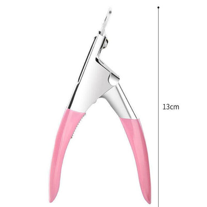 Acrylic Nail Tip Cutter False Nail Clipper U Shape Manicure Art Trimmer Tool-3