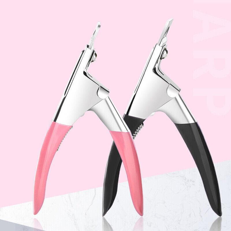 Acrylic Nail Tip Cutter False Nail Clipper U Shape Manicure Art Trimmer Tool-4