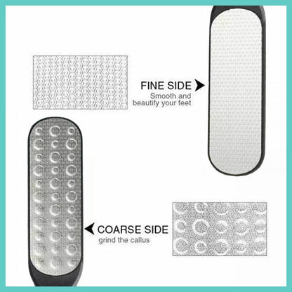 Double Sided Foot File Pedicure Rasp Scrubber Cleaner Dead Skin Callus Remover-4