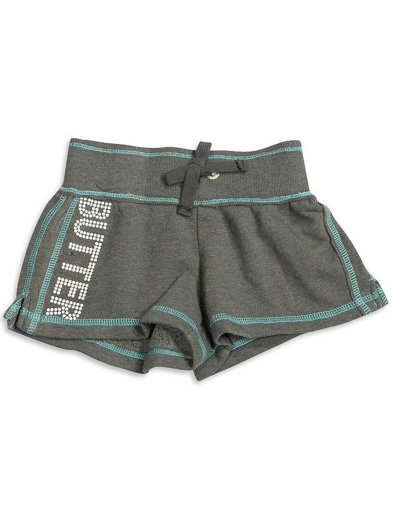 Authentic Butter Super Soft Screen Print and Embellished Logo'd Sweat Shorts-3