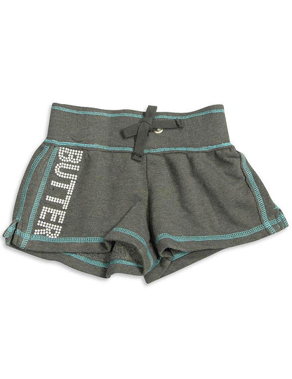 Authentic Butter Super Soft Screen Print and Embellished Logo'd Sweat Shorts-3