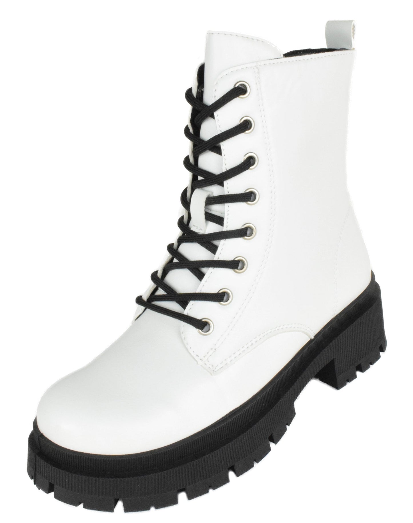 CYNTHIA-7 White PU Top Moda-1