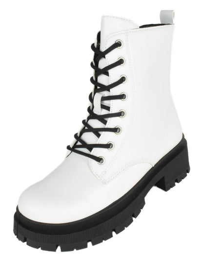 CYNTHIA-7 White PU Top Moda-1