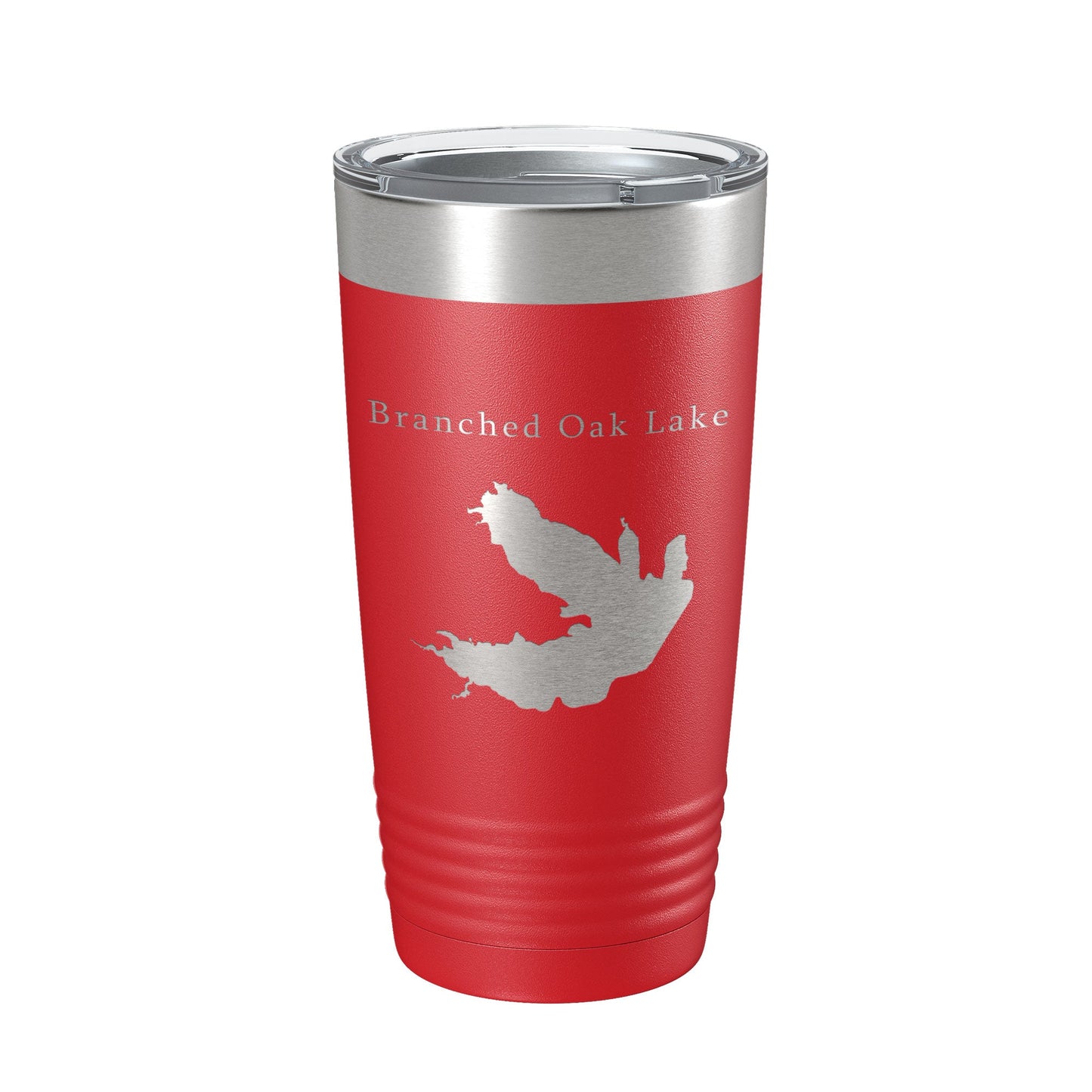Branched Oak Lake Map Tumbler Travel Mug Insulated Laser Engraved Coffee Cup Nebraska 20 oz-10