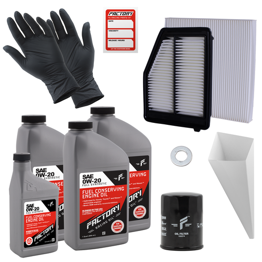 Deluxe Oil Change Kit for Honda Civic 1.8L 2012-2015 0W-20 Full Synthetic - 3.5 Quarts-0