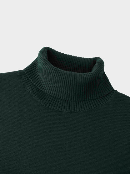 Sequin Trim Sweater-Green-3