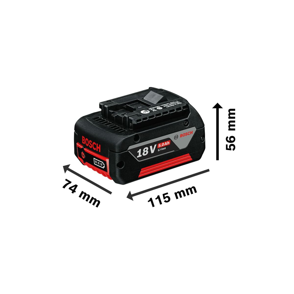 Charger and rechargeable battery set BOSCH 1 600 A00 B8J 18 V 5 Ah-1