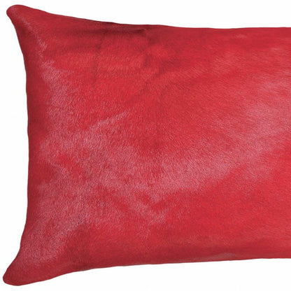 12" X 20" X 5" Firecracker Cowhide  Pillow-3