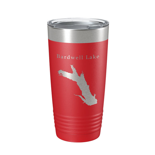Bardwell Lake Map Tumbler Travel Mug Insulated Laser Engraved Coffee Cup Texas 20 oz-10