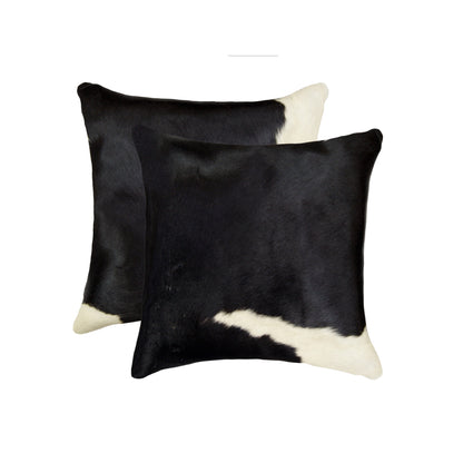 18" X 18" X 5" Black And White  Pillow 2 Pack-0