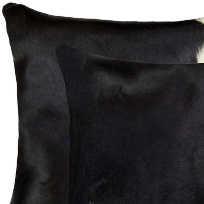 18" X 18" X 5" Black And White  Pillow 2 Pack-5
