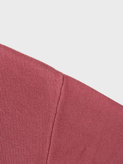 Oversized Soft Knit Sweater-Rose-4