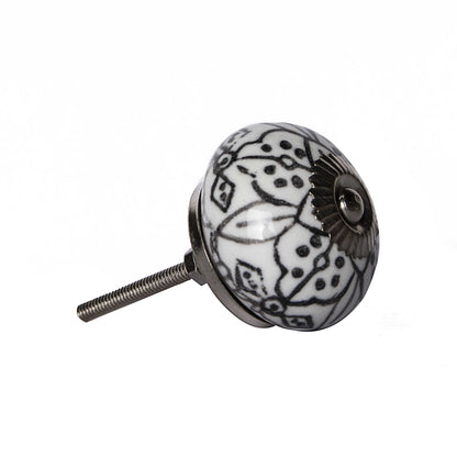 1.5" X 1.5" X 1.5" Black Gray And Silver  Knobs 12 Pack-0