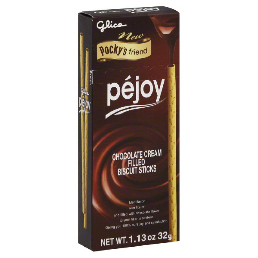Glico Pejoy Chocolate Cream Filled Biscuit Sticks (20x1.13 OZ)-0