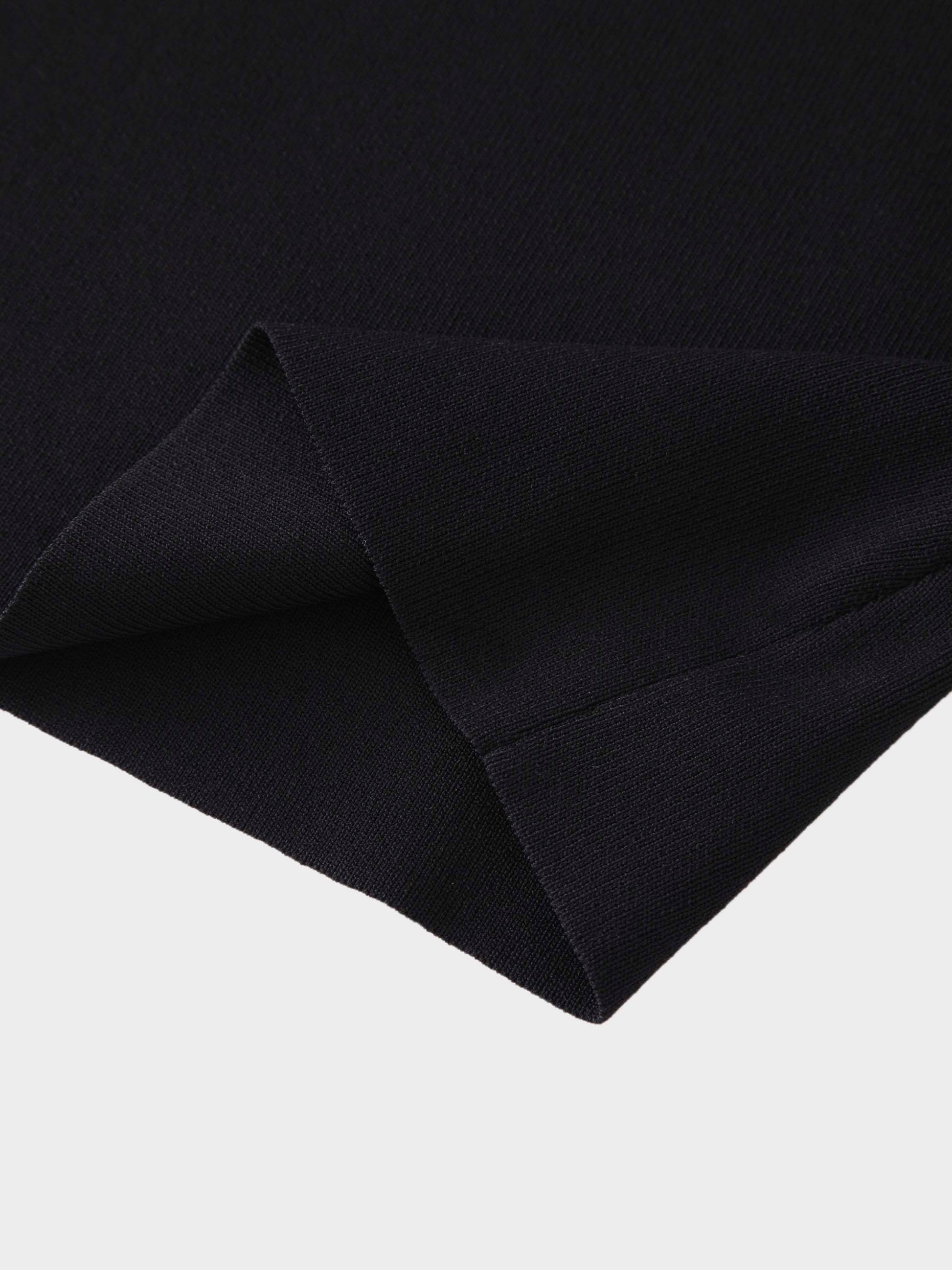 High Cuff Sweater-Black-4